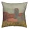 Boho Farmhouse Landscape 18" x 18" Throw Pillow